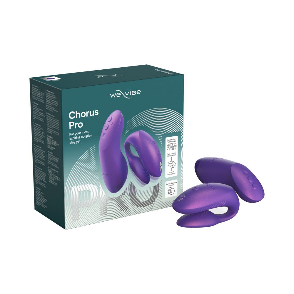 We-Vibe Chorus Pro Luxury Couples Vibrator - Cosmic Purple